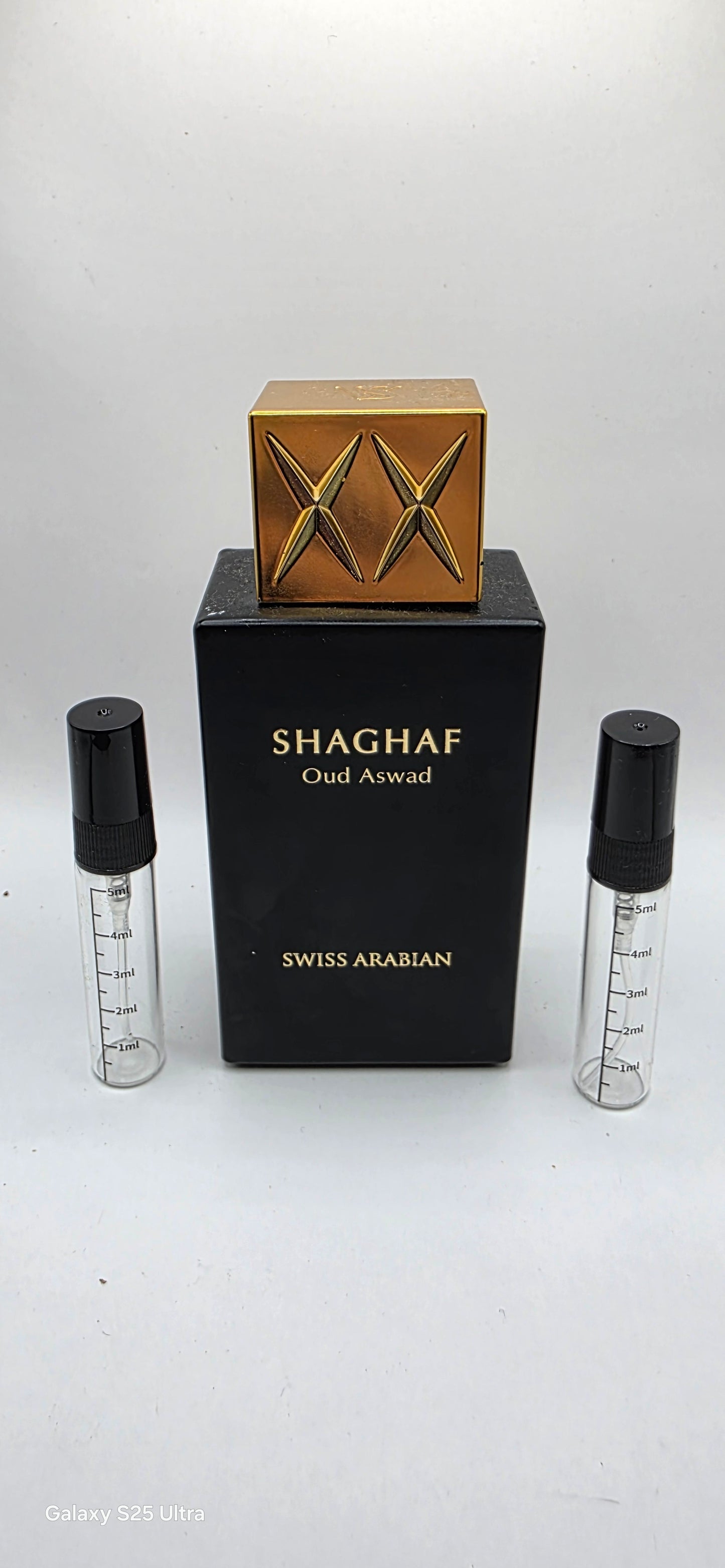 Swiss Arabian Shaghaf oud aswad samples