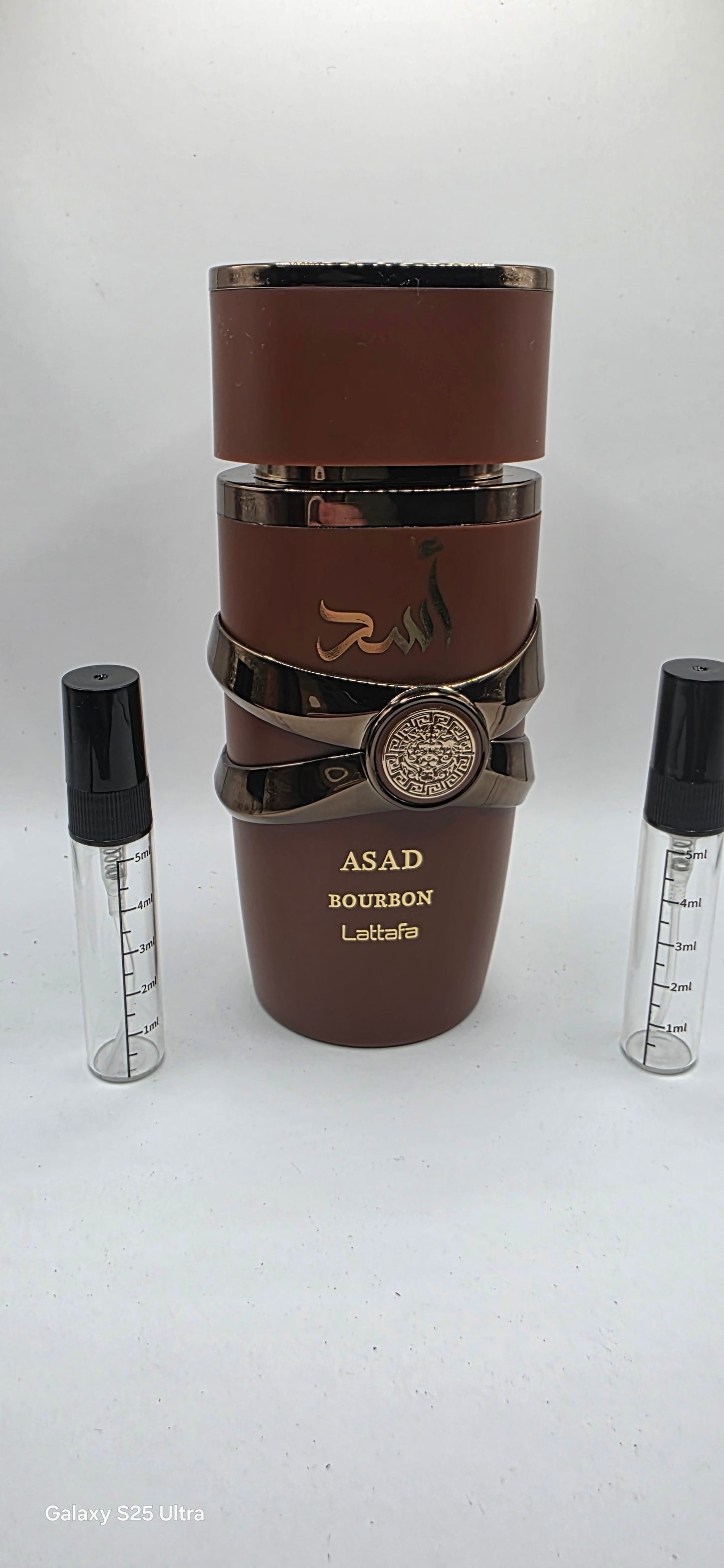 Lattafa asad bourbon samples