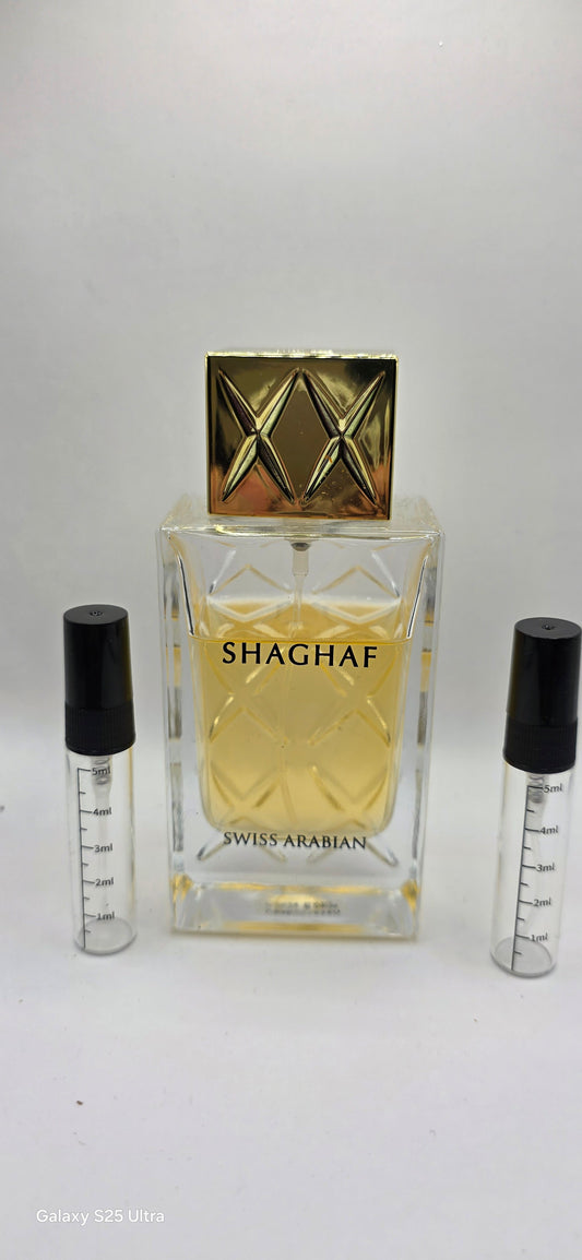 Swiss Arabian Shaghaf for women samples