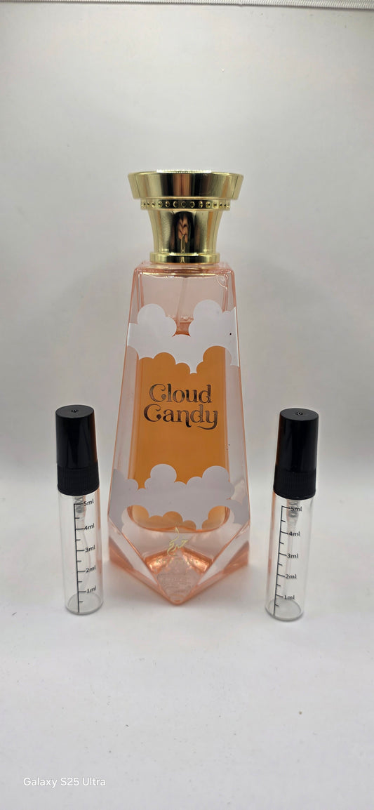 Cloud candy samples