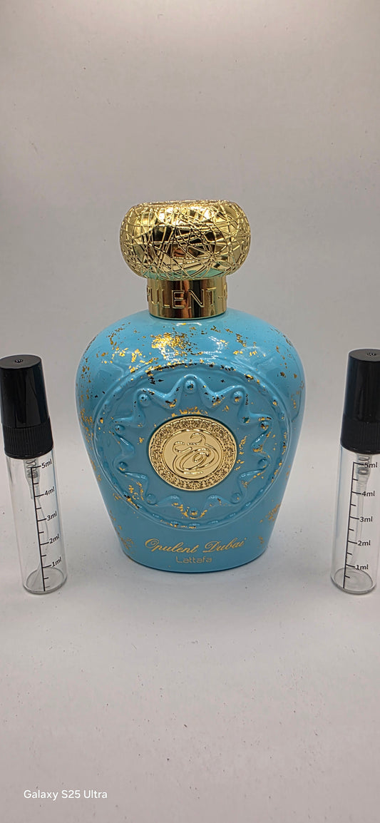 Lattafa opulent of Dubai samples