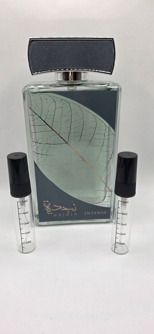 Lattafa najdia intense samples