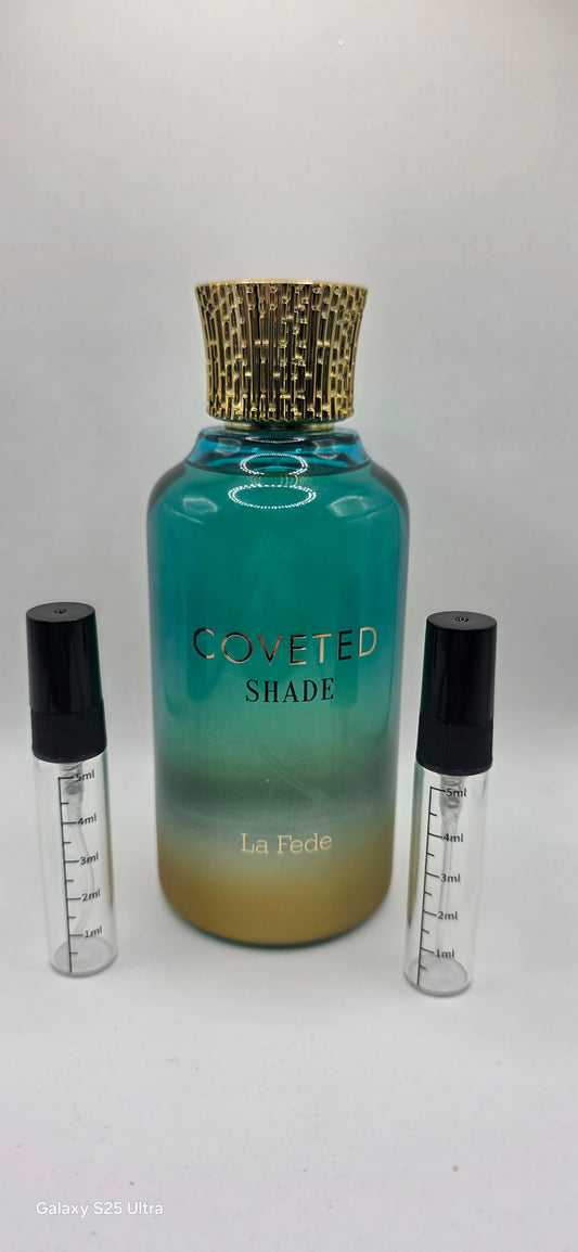 Coveted shade samples