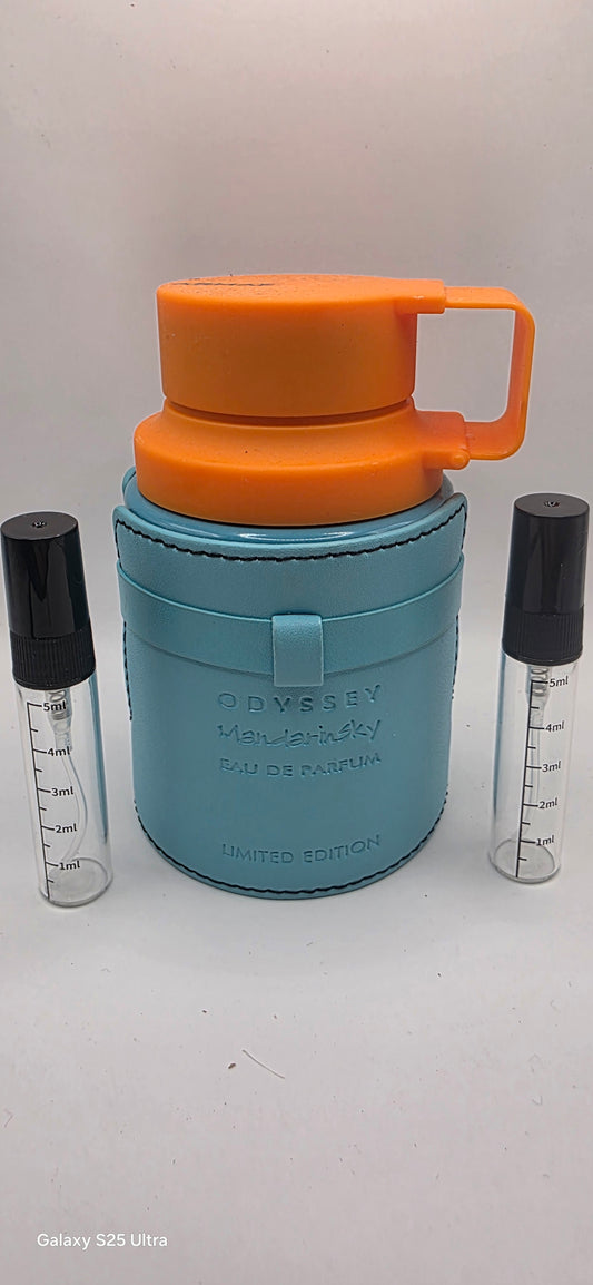 Armaf odyssey Mandarin Sky samples