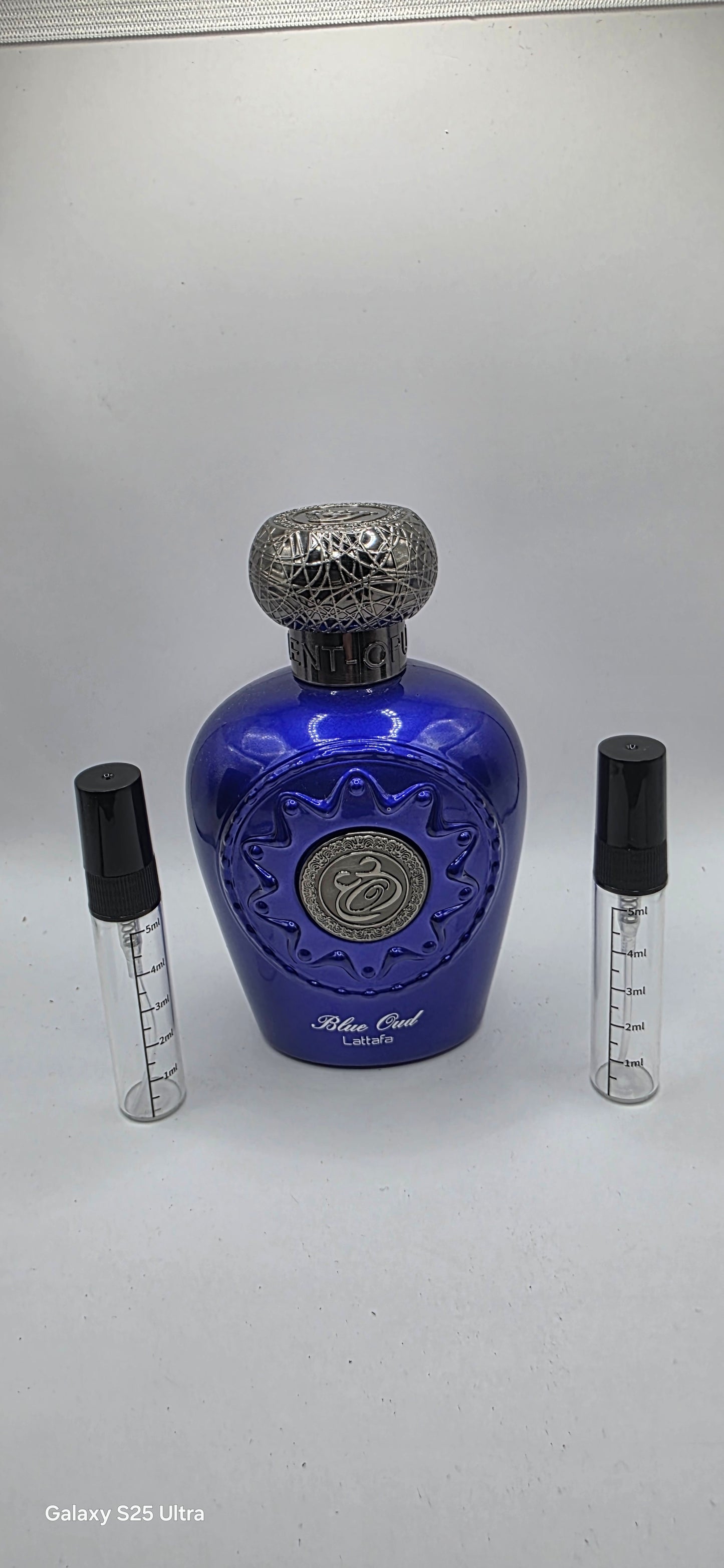 Lattafa blue oud samples