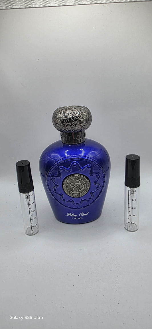 Lattafa blue oud samples