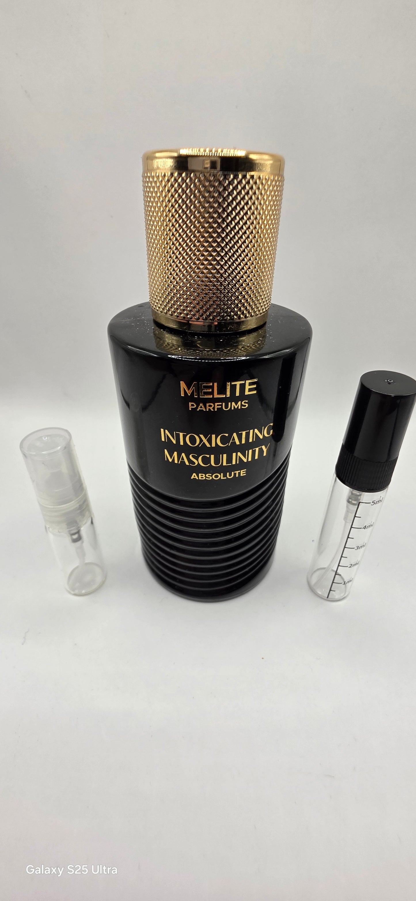 Melite parfums intoxicating Masculinity absolute samples